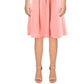 INC International Concepts Women's Tie Detail Fit & Flare Dress Beige Size 4