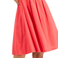 INC International Concept Women's Tie Detail Fit & Flare Dress Red Size 10