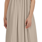 INC International Concepts Women's Smocked Ruffled Dress Brown Size 10