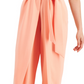 INC International Concepts Women's Walkthrough Jumpsuit Orange Size 2