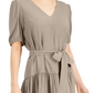 INC International Concepts Women's Tan Belted Mini Dress Size Small