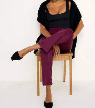 Good American - Scuba Cropped Straight Pant