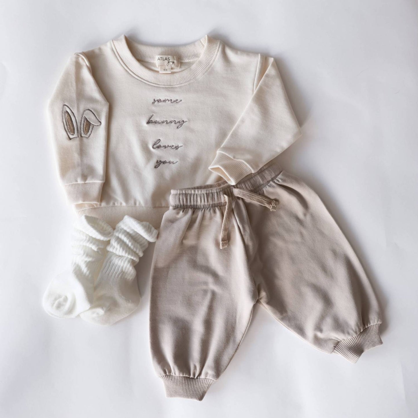 Atlas Grey - Kid's Lightweight Oversized Sweatpant