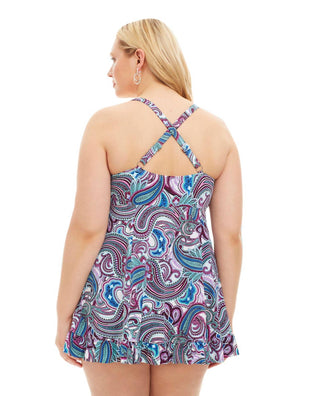 Always For Me - Plus Size Two Piece Swimdress Set