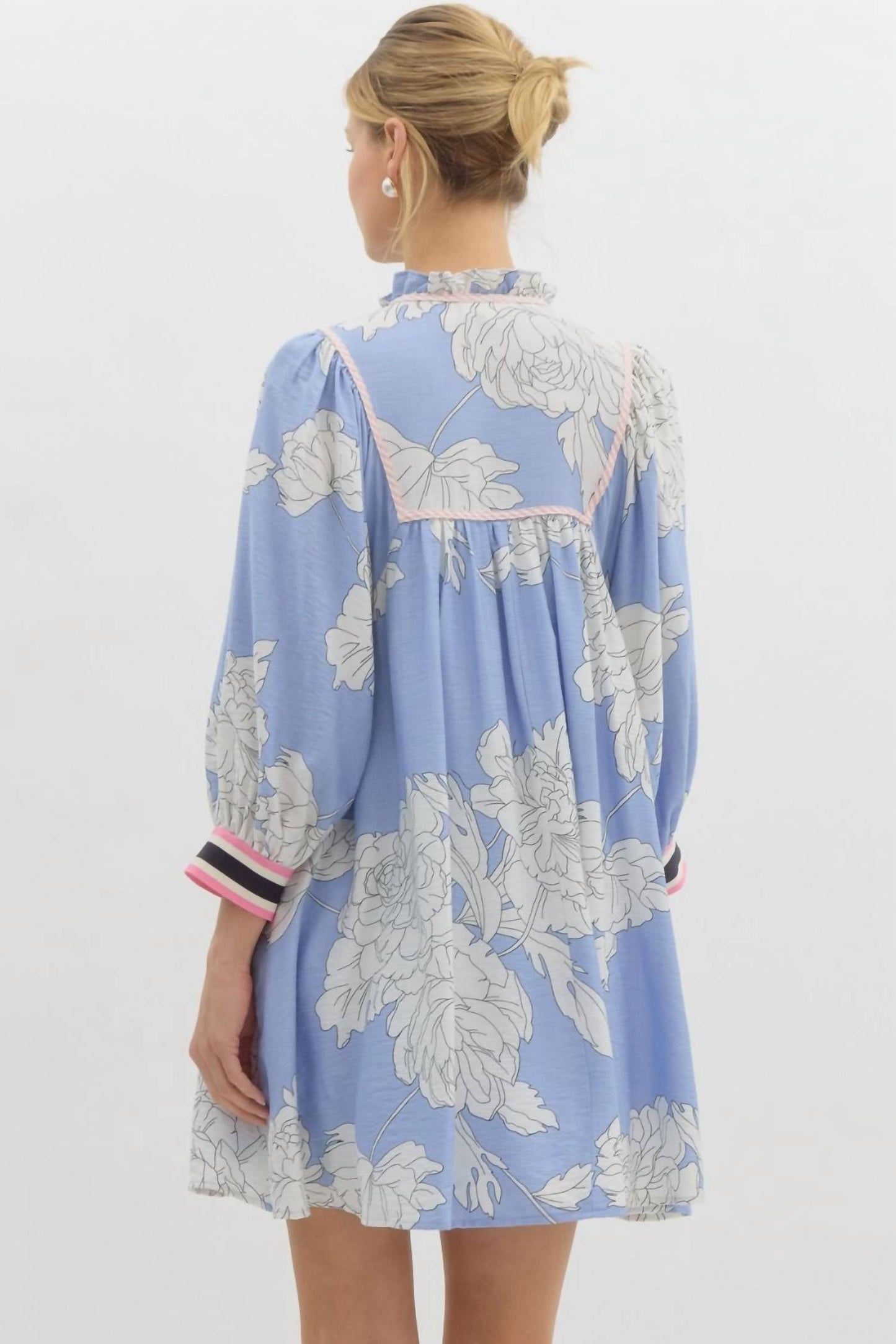 Entro - Bistro Bound Floral Dress
