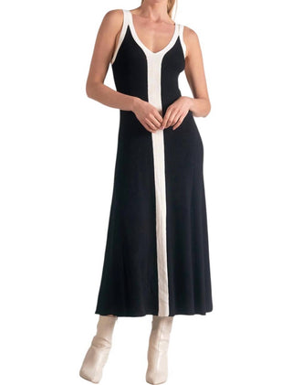 Elan - Stripe Front Midi Dress