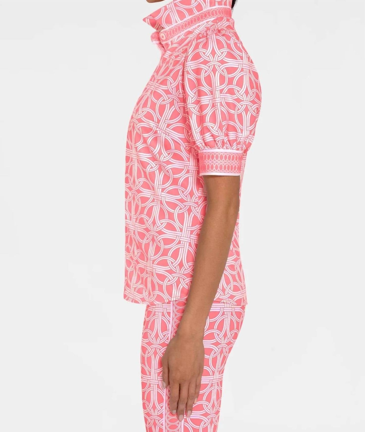 Gretchen Scott - Puff Sleeve Ring Toss Top