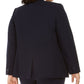 Bar III Women's Open Front Blazer Black Size 1X
