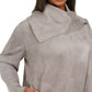 ANNE KLEIN Women's Gray Wrap Jacket Plus Size 0X