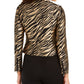 ANNE KLEIN Women's Printed Bolero Jacket Size 6