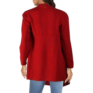 Anne Klein Women's Red Long Sleeve Open Cardigan Size X-Large
