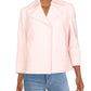 Anne Klein Women's Cropped Jacket Size 12 Color Pink