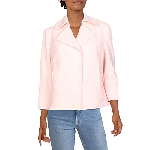 Anne Klein Women's Cropped Jacket Size 12 Color Pink
