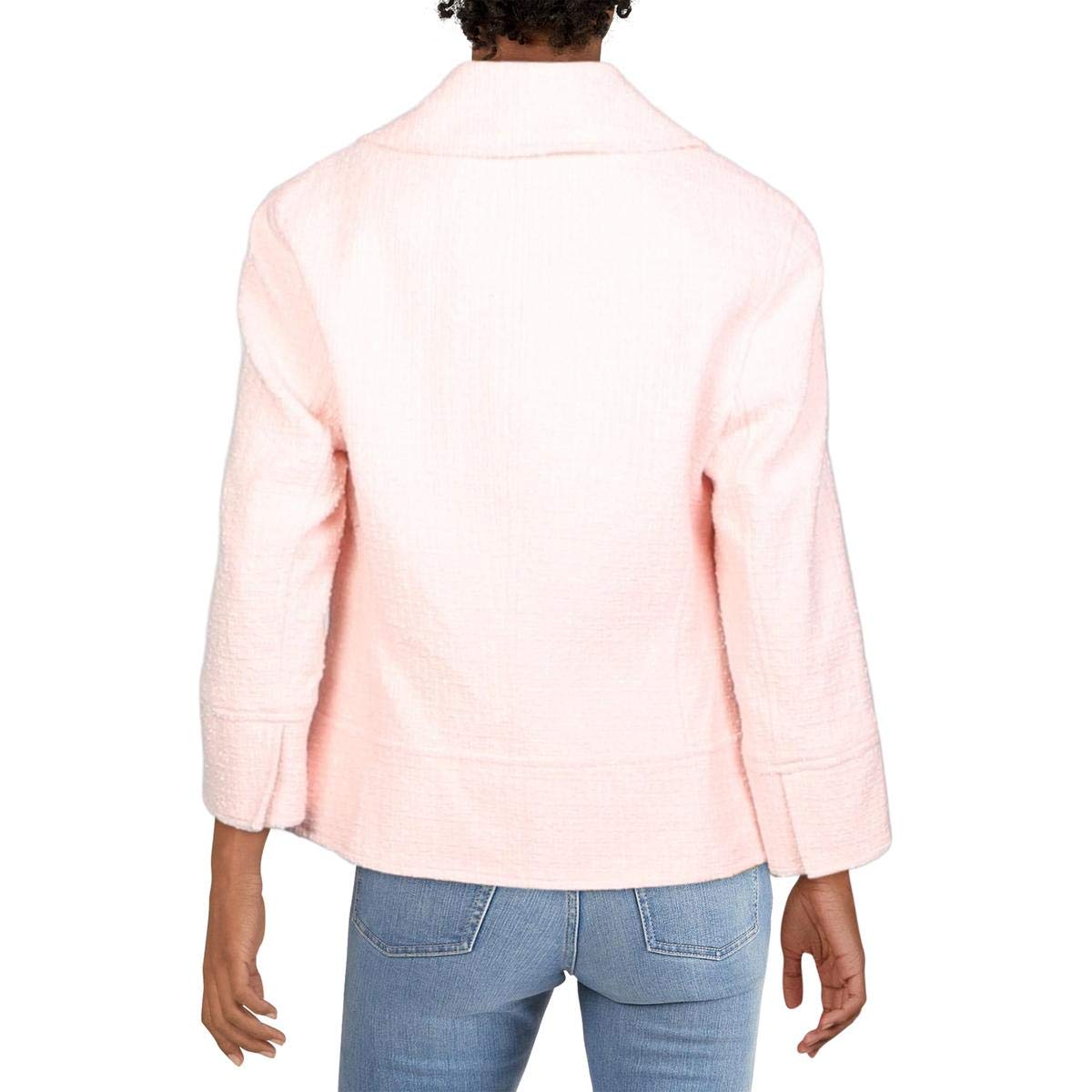 Anne Klein Women's Cropped Jacket Size 12 Color Pink