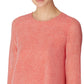 Anne Klein Women's Dot Print Double Layer Blouse Red Size X-Large