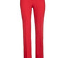 Anne Klein Women's Misses Twill Straight Leg Pant Red Size 10