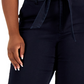 Anne Klein Women's Tie Front High Rise Jeans Blue Size 14W