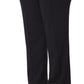Jones New York Women's Serenity Pintuck Pull On Straight Leg Pants Black Size 1X