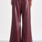 Elan - Faux Leather Wide Leg Pant