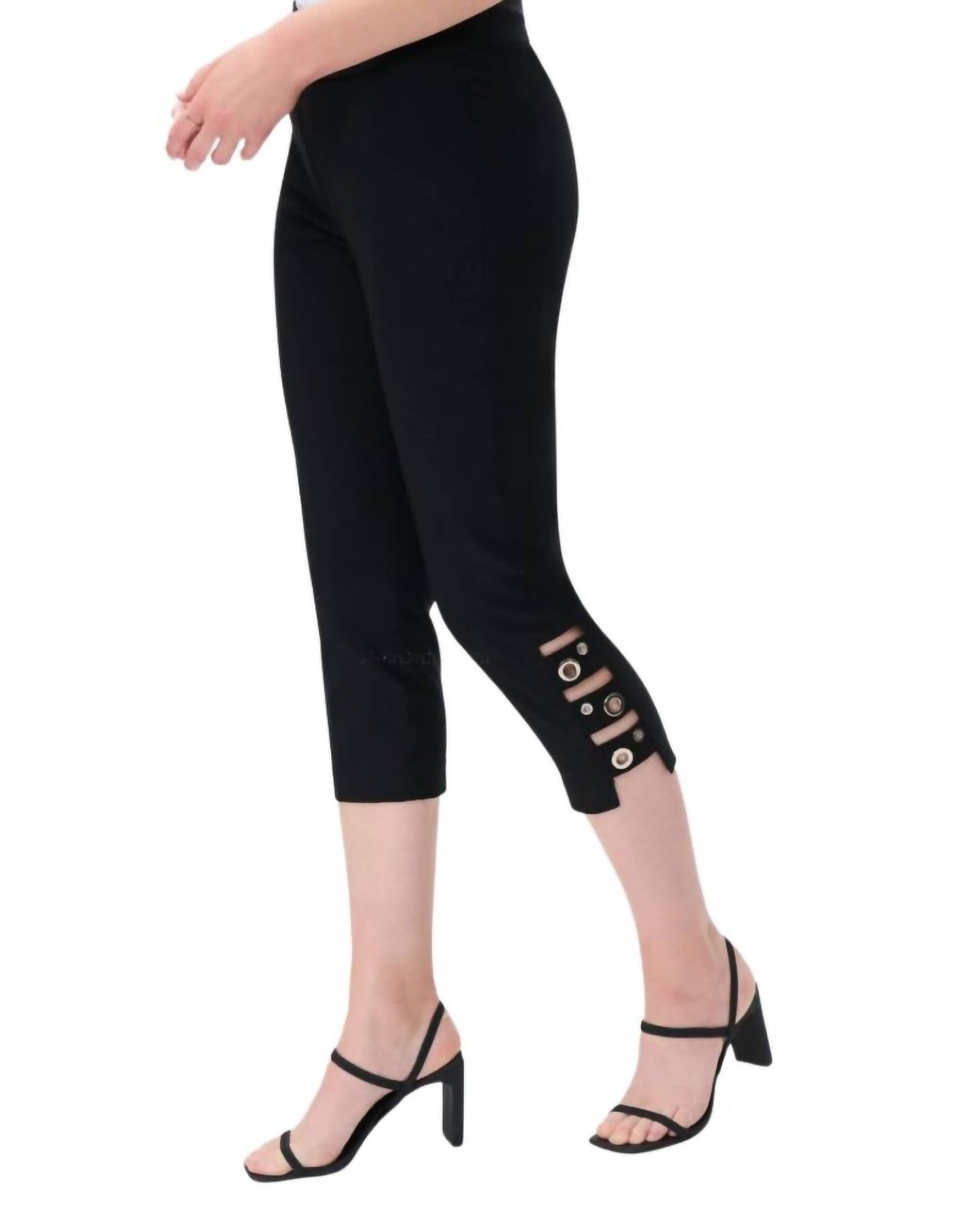 Joseph Ribkoff - Grommets Microfiber Pants
