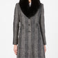 Forecaster Women's Reefer Coat with Fox Fur Collar Size 16