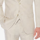 Perry Ellis Portfolio Men's Herringbone Linen Blazer Brown Size 42