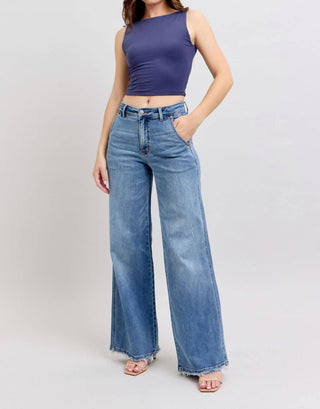 Judy Blue - High Waist Retro Wide Fit Jeans