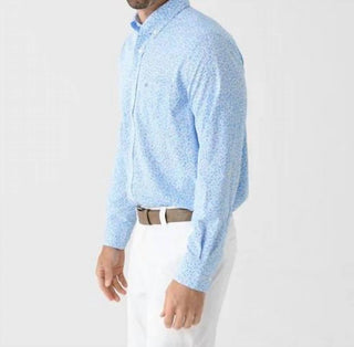 Southern Tide - Flower Frenzy Intercoastal Long Sleeve Sport Shirt