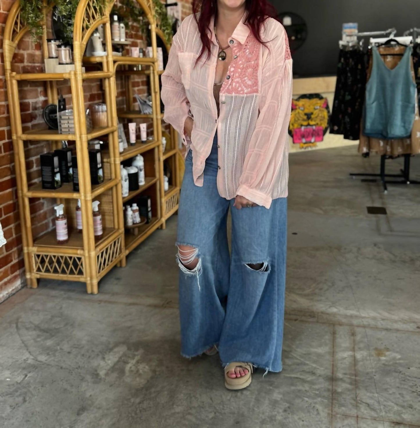 Pol - Willow Breeze Top