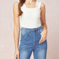 Entro - Ruffle Square Neck Bodysuit
