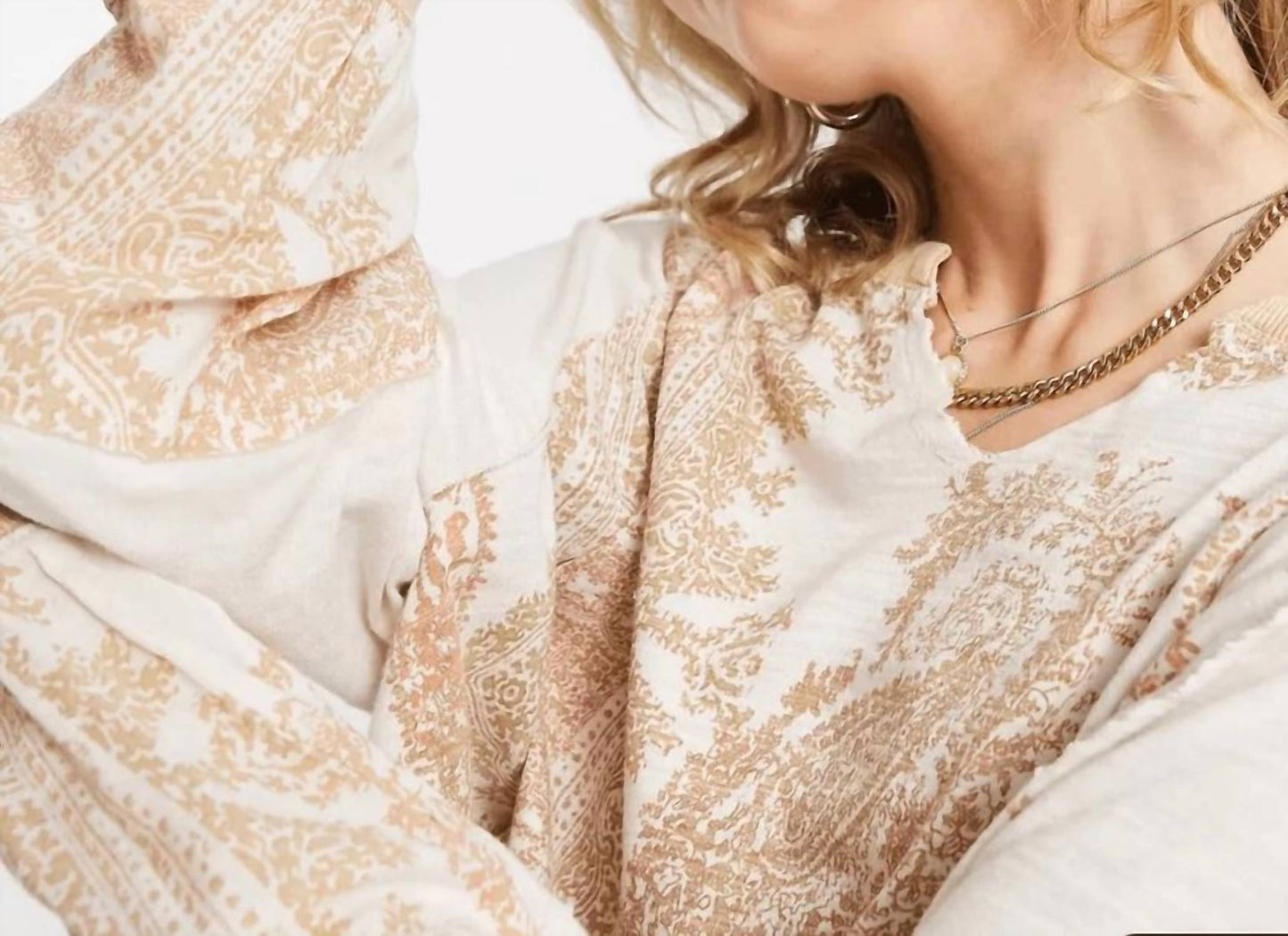 Free People - True Perfectionlong Sleeve V-neck Tee