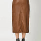 Mystree - Faux Leather Pencil Skirt