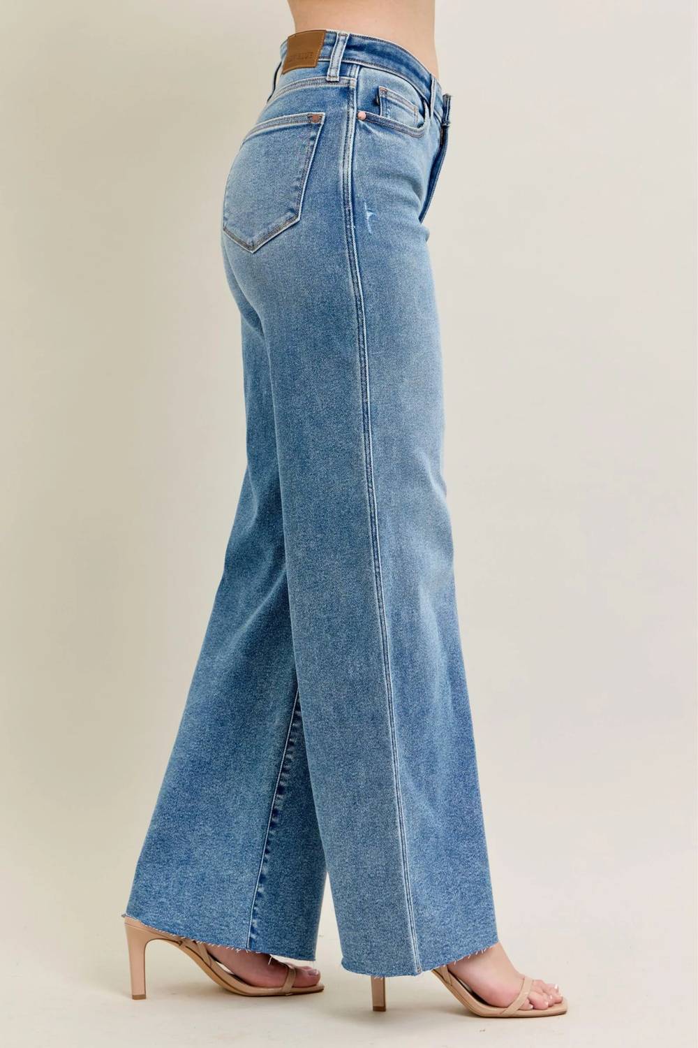 Judy Blue - Tucker Vintage Wash Wide Leg Jean