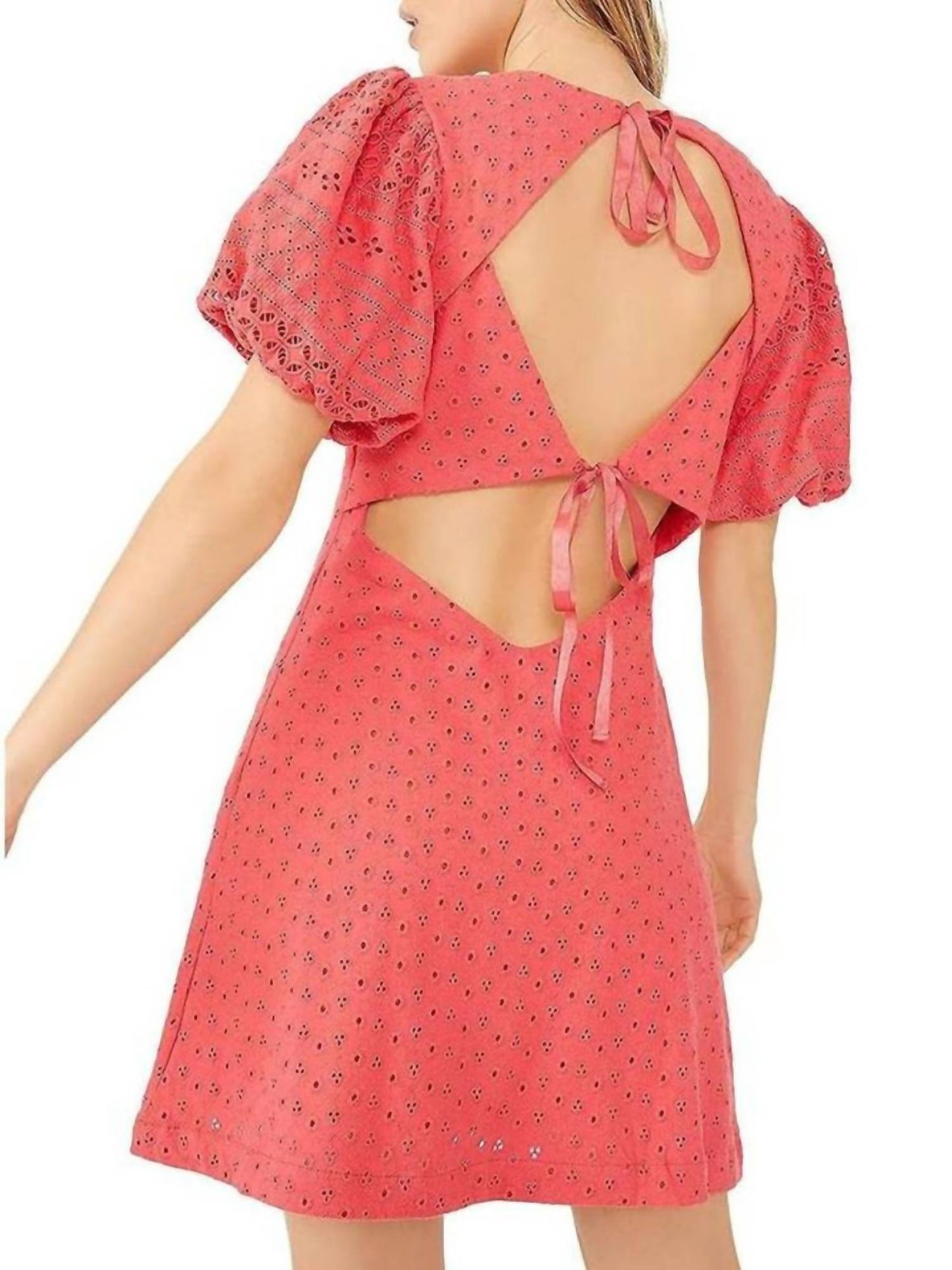 Free People - APRICOT ROSE MINI DRESS