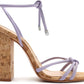 Schutz - Women's Suzy Multistraps Lace Up Open Toe Block High Heel Sandals