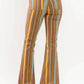 Judy Blue - Mid Rise Stretch Striped Flare Jeans