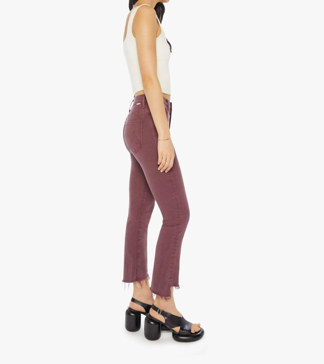 Mother - Insider Crop Step Fray Jeans