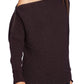 Women's 1.state Convertible Zip Neckline Sweater, Size XX-Large - Burgundy