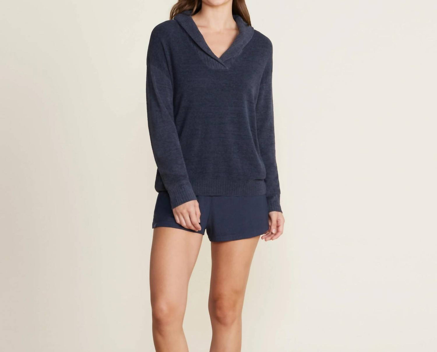 Barefoot Dreams - Cozychic Ultra Lite Ribbed Shawl Pullover Sweater