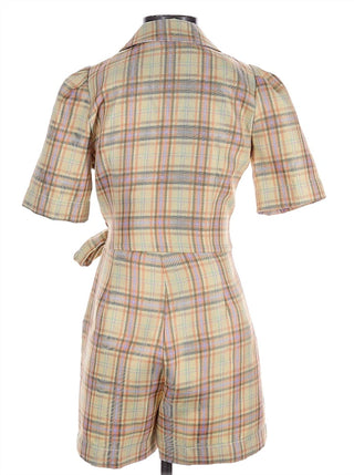 Adelyn Rae - Kerrie Plaid Romper