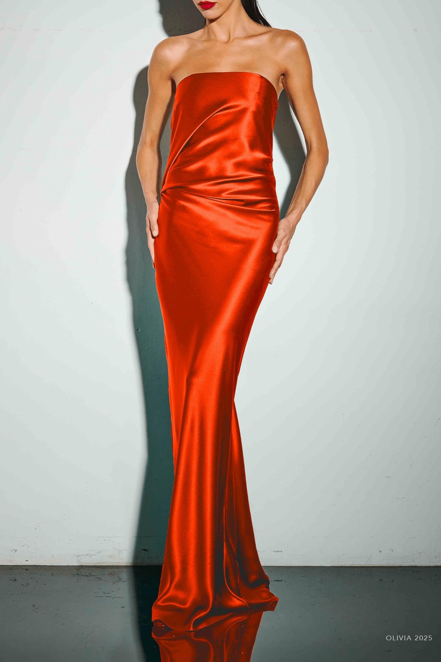 The Sei - Draped Strapless Gown