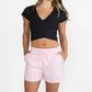 Body Wrappers - French Terry Side Contrast Shorts