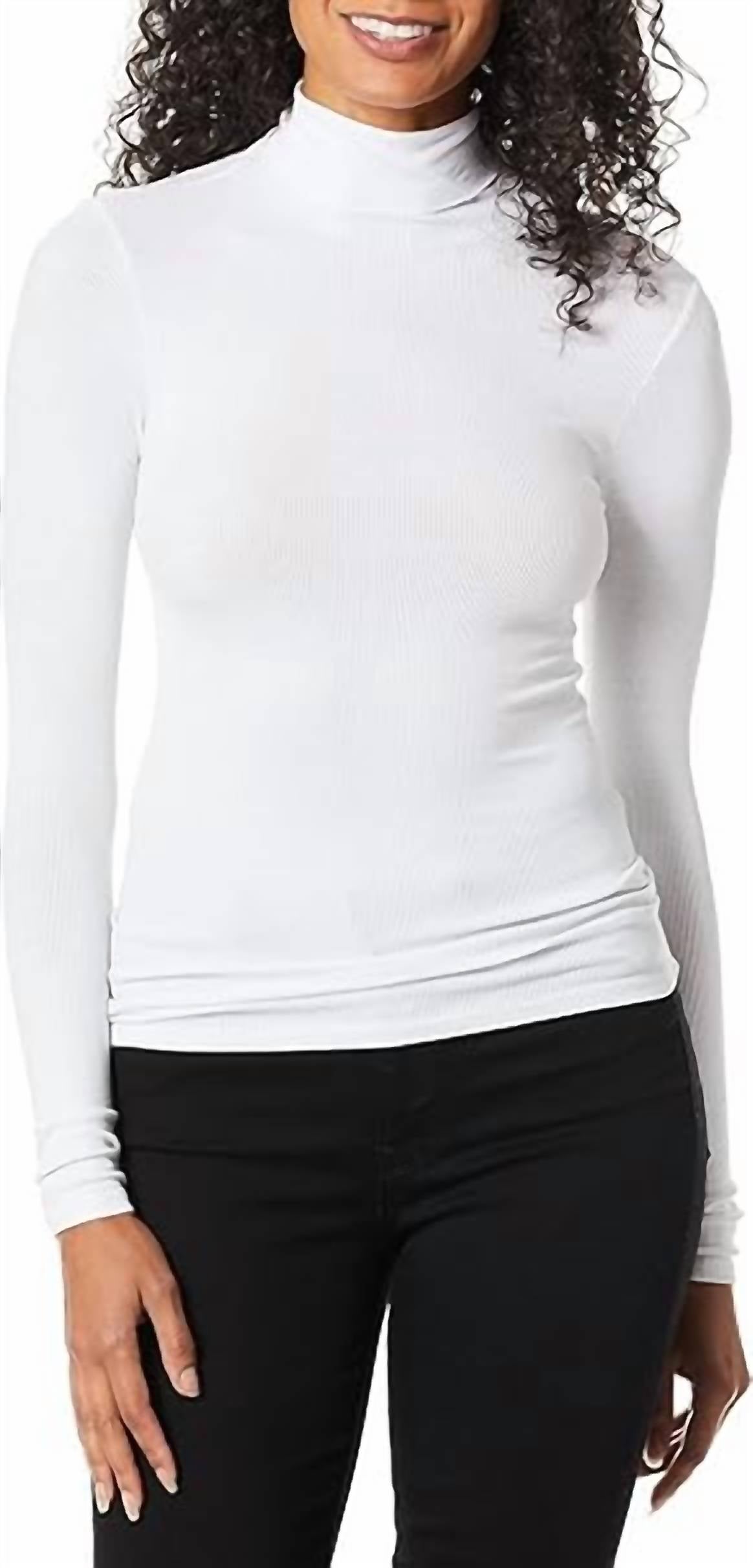 Enza Costa - RIB FITTED L/S TURTLENECK