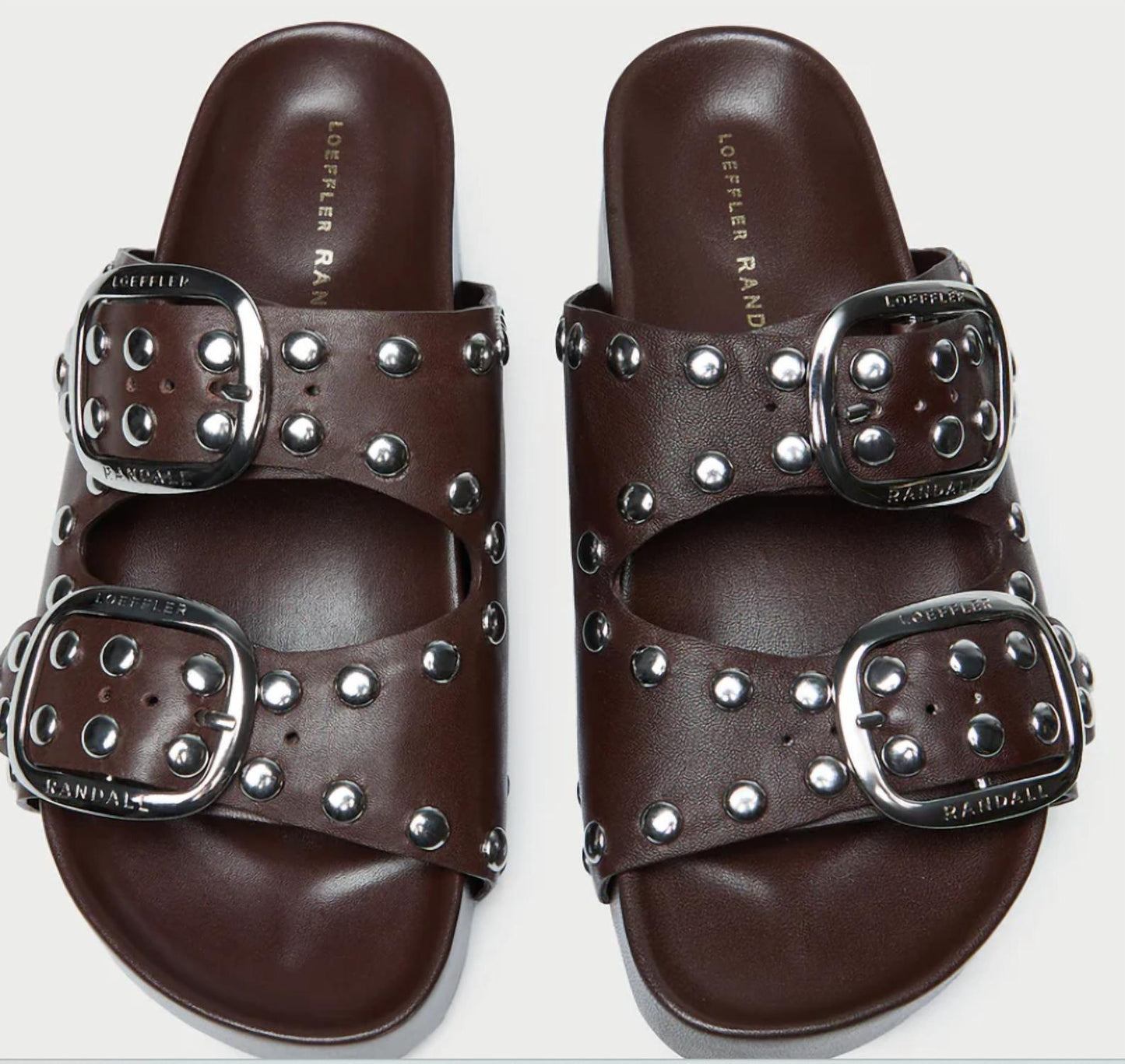 Loeffler Randall - JACK TWO BAND SANDAL WITH STUDS