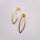 Golden Leaf Elegance Earrings – Elegant Gold Leaf Drop Jewelry