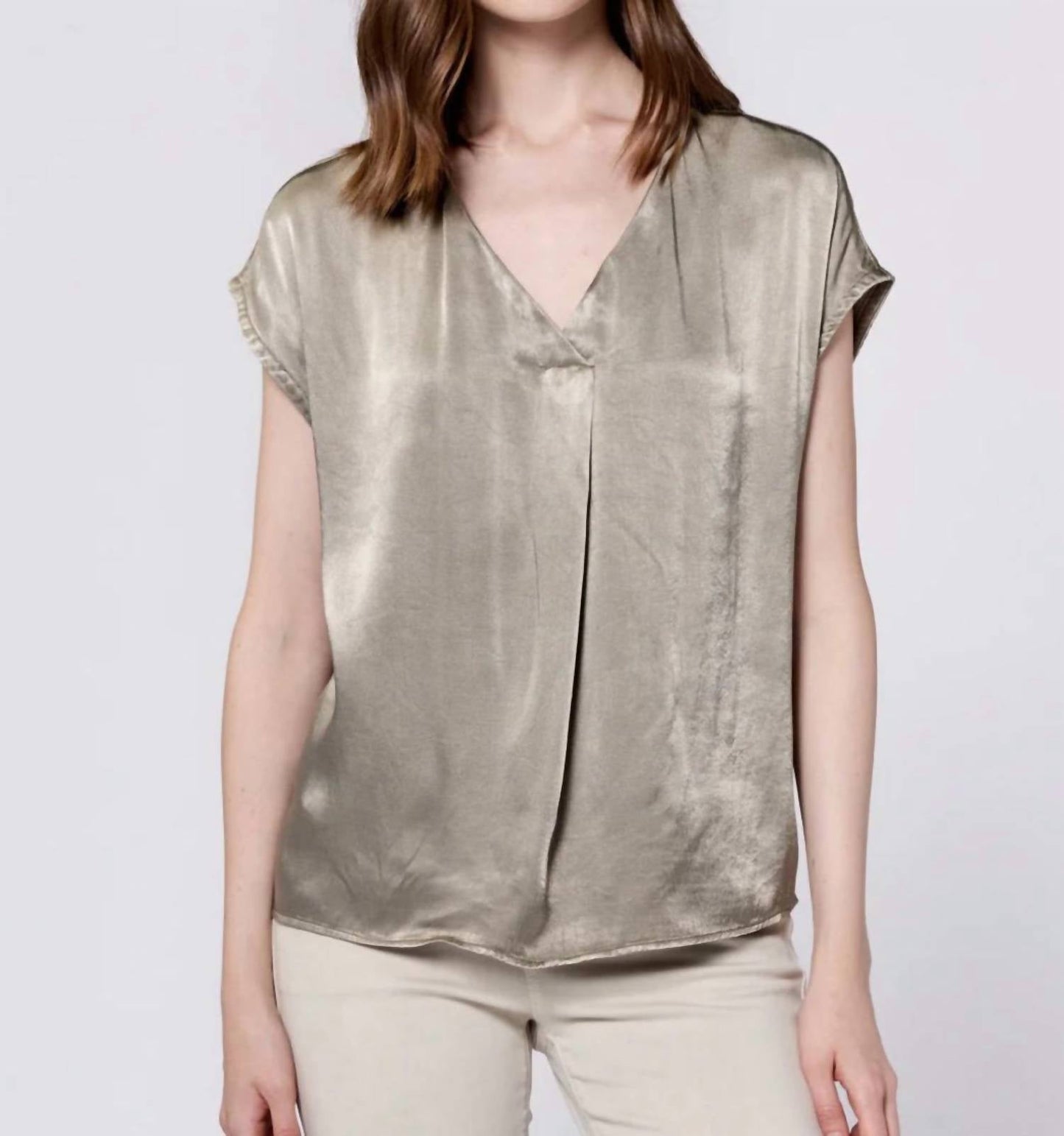 Dear John Denim - Kristen V-neck Short Sleeve Top