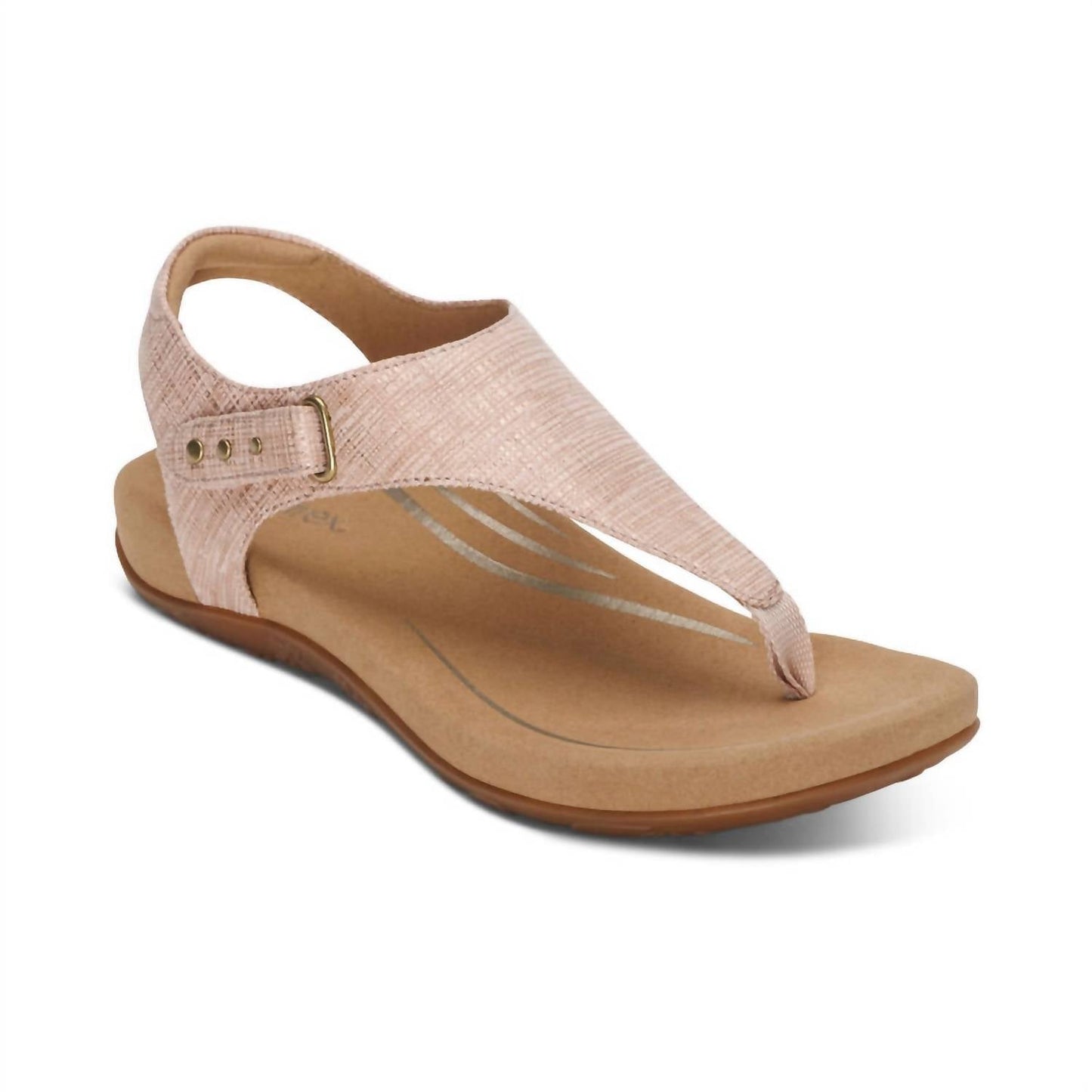 Aetrex - Ellie Adjustable Quarter Strap Thong Sandal