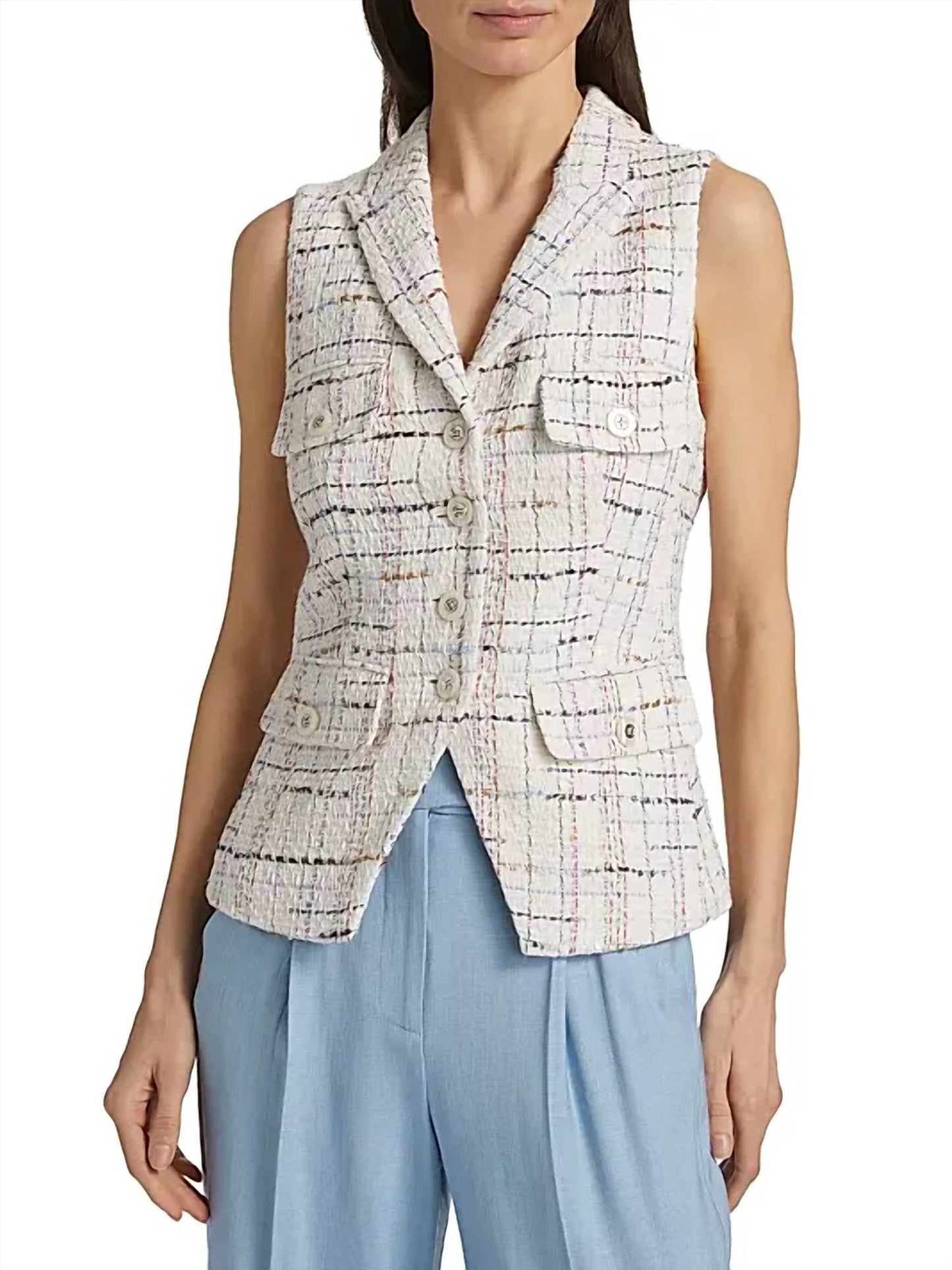 Veronica Beard - Benny Tweed Vest