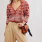 Free People - Geometric Floral Cardi