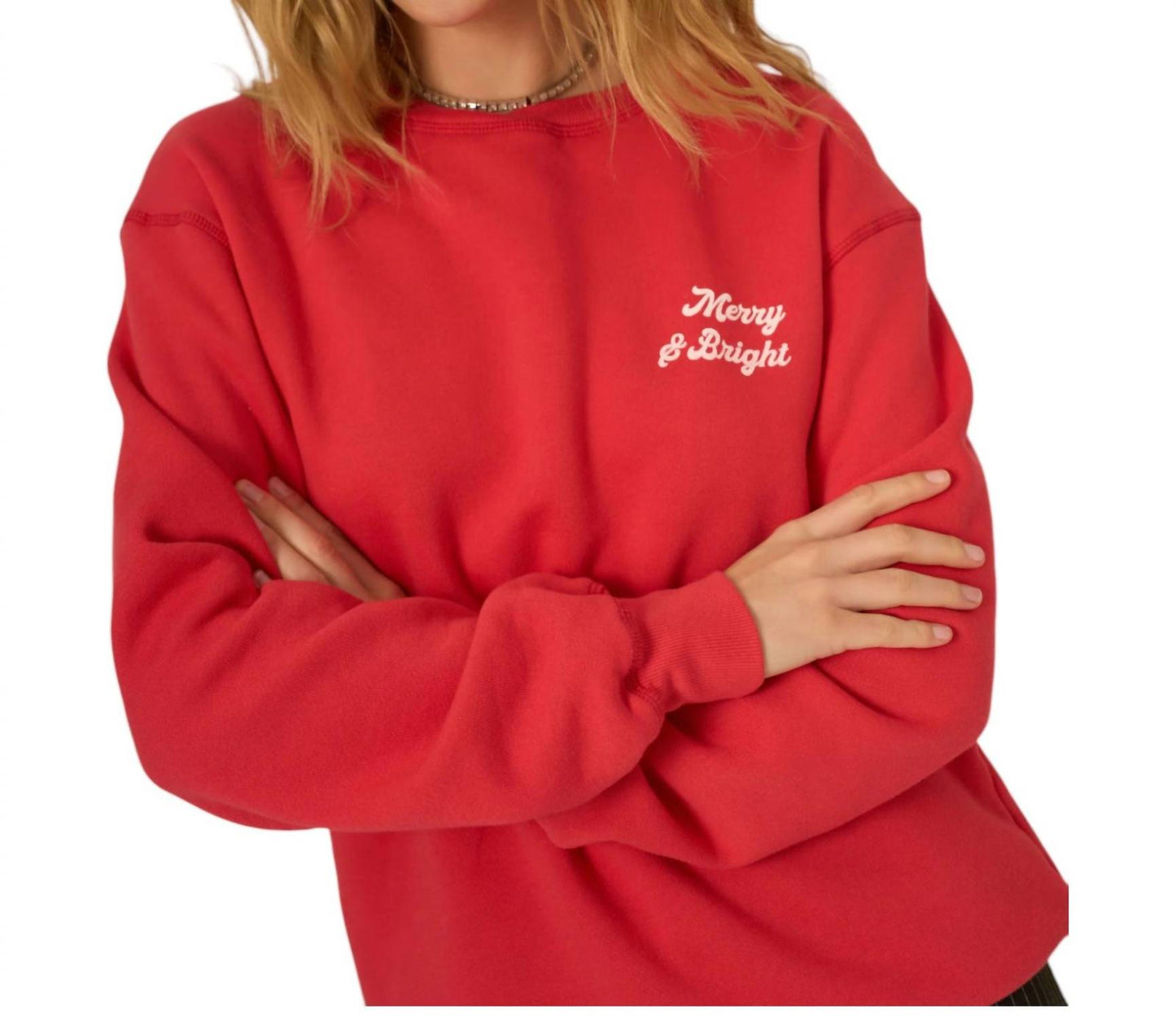 Project Social T - Merry & Bright/silent Night Reversible Sweatshirt